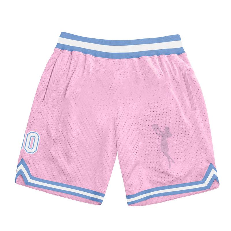 Basketball Player Female Hair Ball Player Shorts T Shirt Striped Silhouette Classic Basketball Shorts 