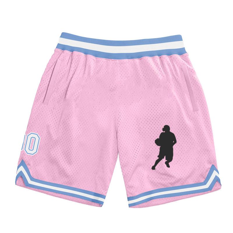 Basketball Player Female Player Ball Posture Silhouette Classic Basketball Shorts 