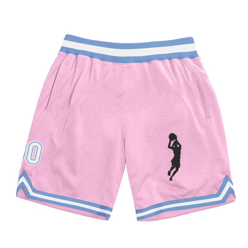 Basketball Player Female Player Ball Shorts Hair Ponytail Silhouette Classic Basketball Shorts 