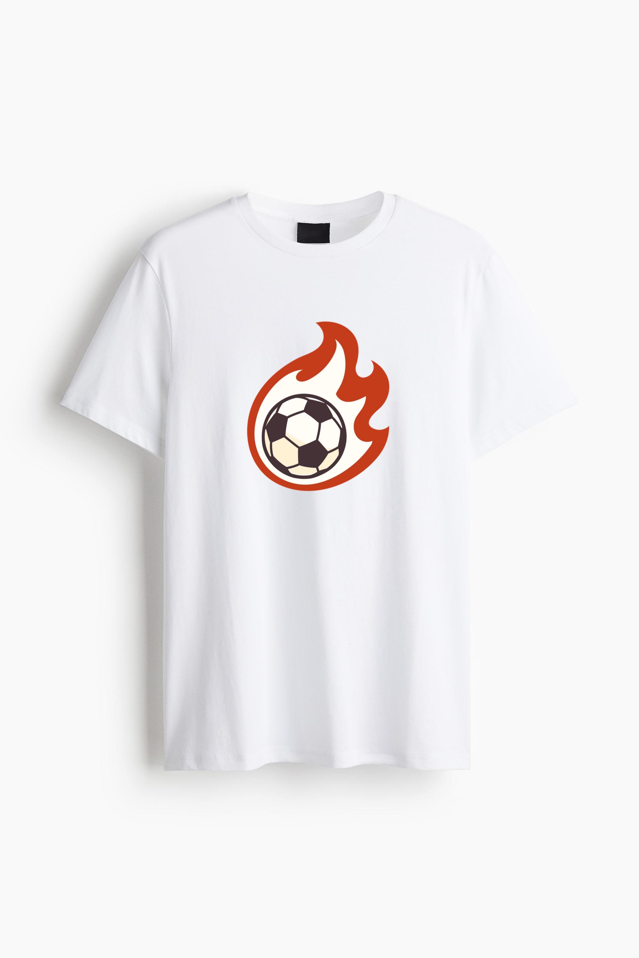 Symbolic World Cup Soccer Emblem Cotton T-Shirt 