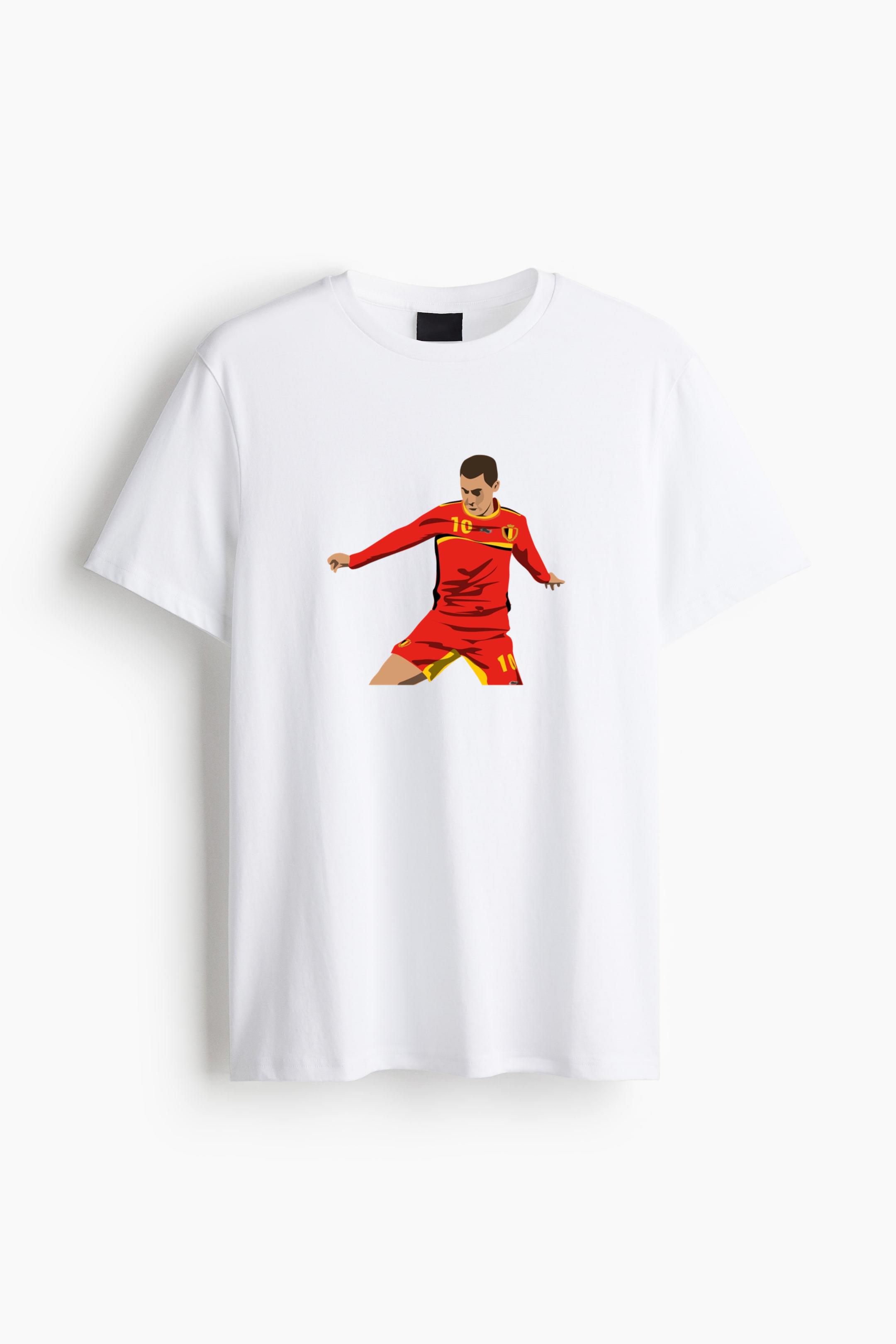 Vincent Kompany Close Up Cartoon Cotton T-Shirt 