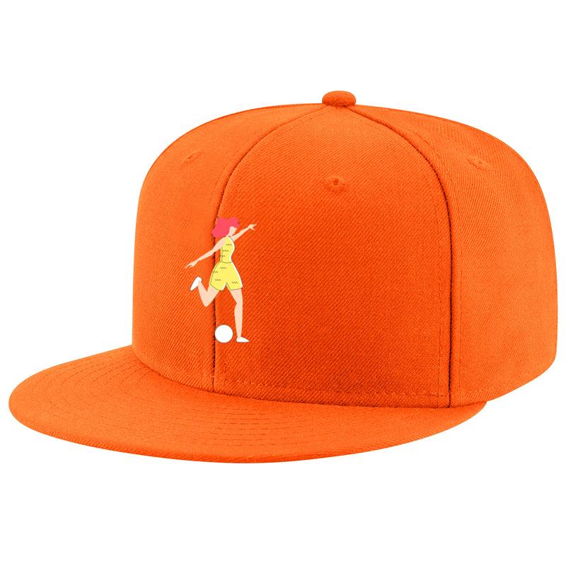Woman Shooting Colored Line Snapback Hat 
