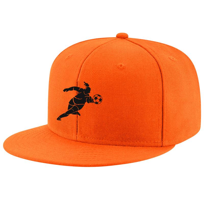 Woman Soccer Player Cut Out Snapback Hat 