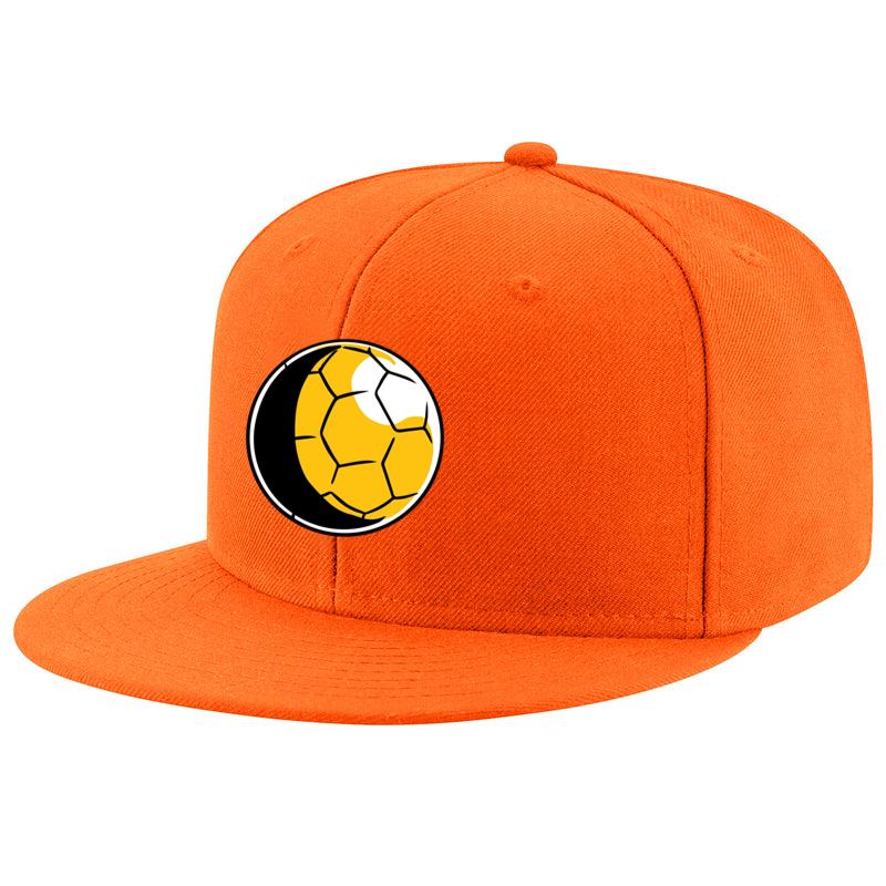 Yellow Soccer Ball Snapback Hat 
