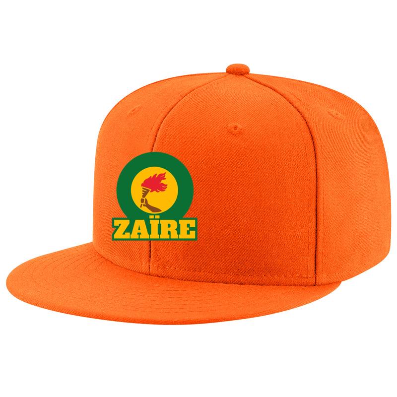 Zaire Soccer Team Flag Snapback Hat 
